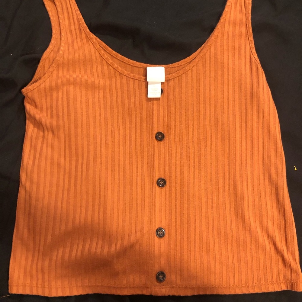 Burnt red crop top